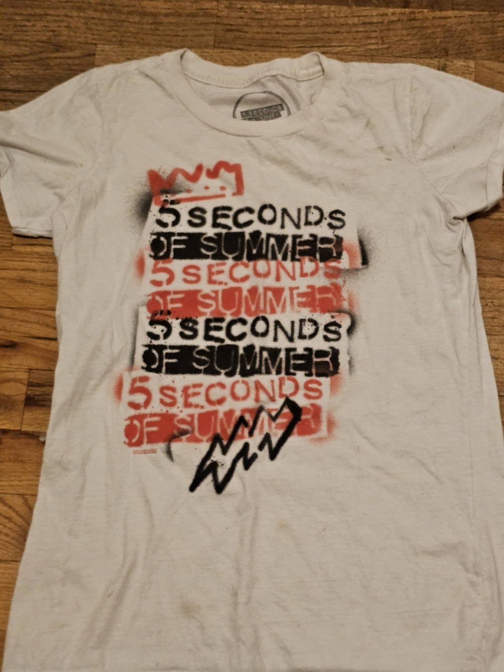 5 Seconds Of Summer White Women's Graphic Tee